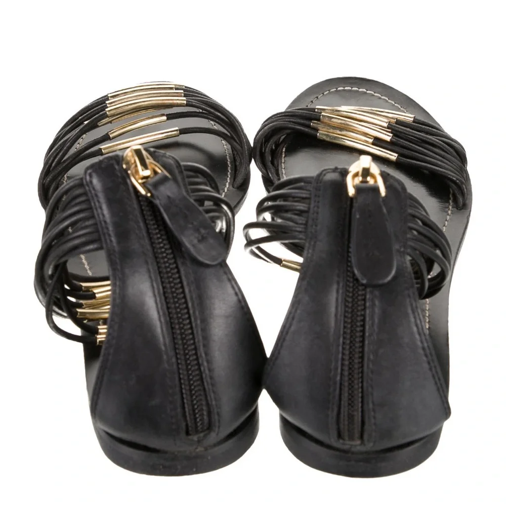 🖤🖤🖤 Tory Burch Leather Sandals 8.5 🖤🖤🖤 - Picture 4 of 4